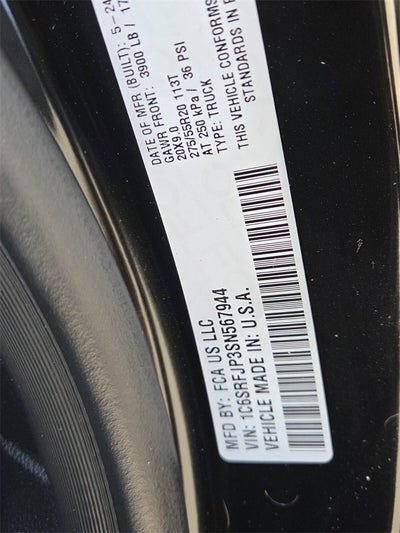 2025 RAM 1500 Laramie Crew Cab 4x4 5'7" Box