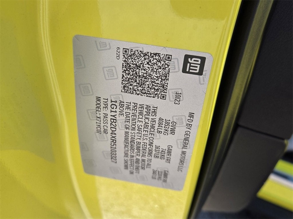 2024 Chevrolet Corvette Stingray 2LT