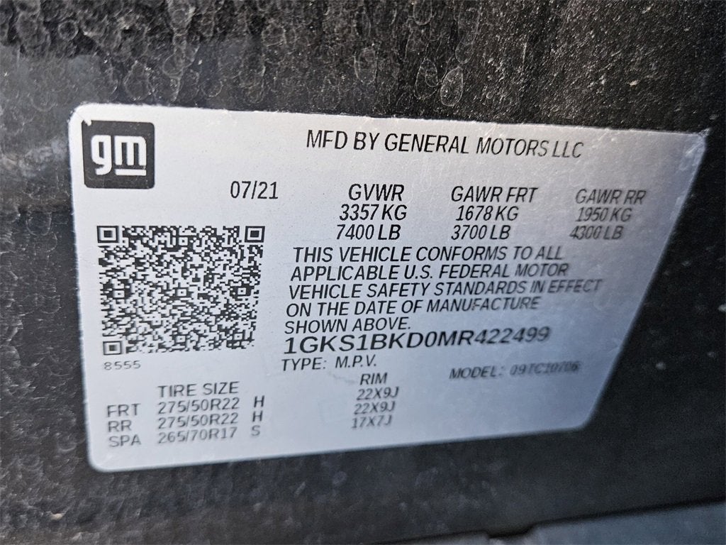 2021 GMC Yukon SLT
