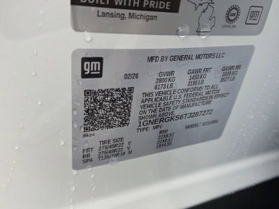 2026 Chevrolet Traverse LT