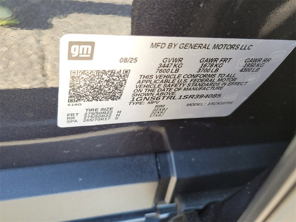 2025 Chevrolet Tahoe High Country