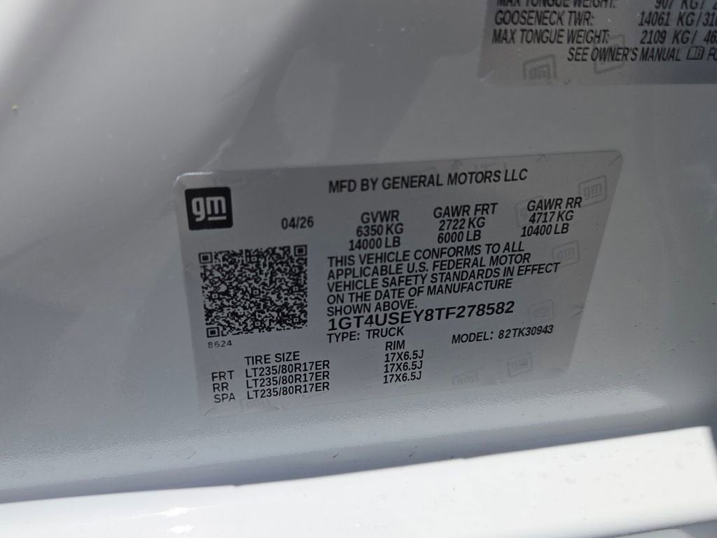 2026 GMC Sierra 3500 HD Pro DRW