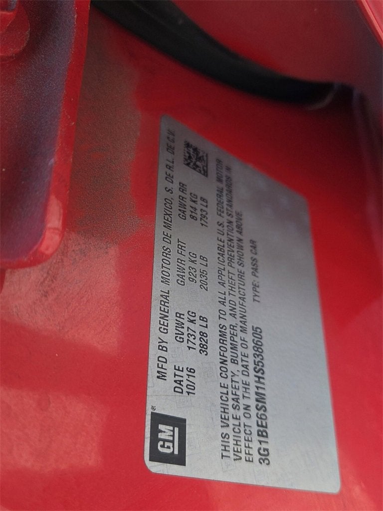 2017 Chevrolet Cruze LT