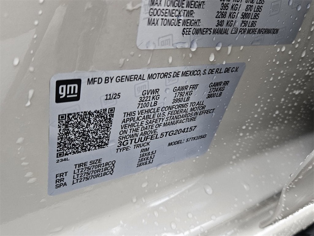 2026 GMC Sierra 1500 AT4X