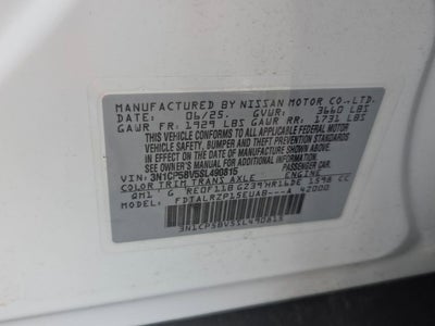 2025 Nissan Kicks Play S