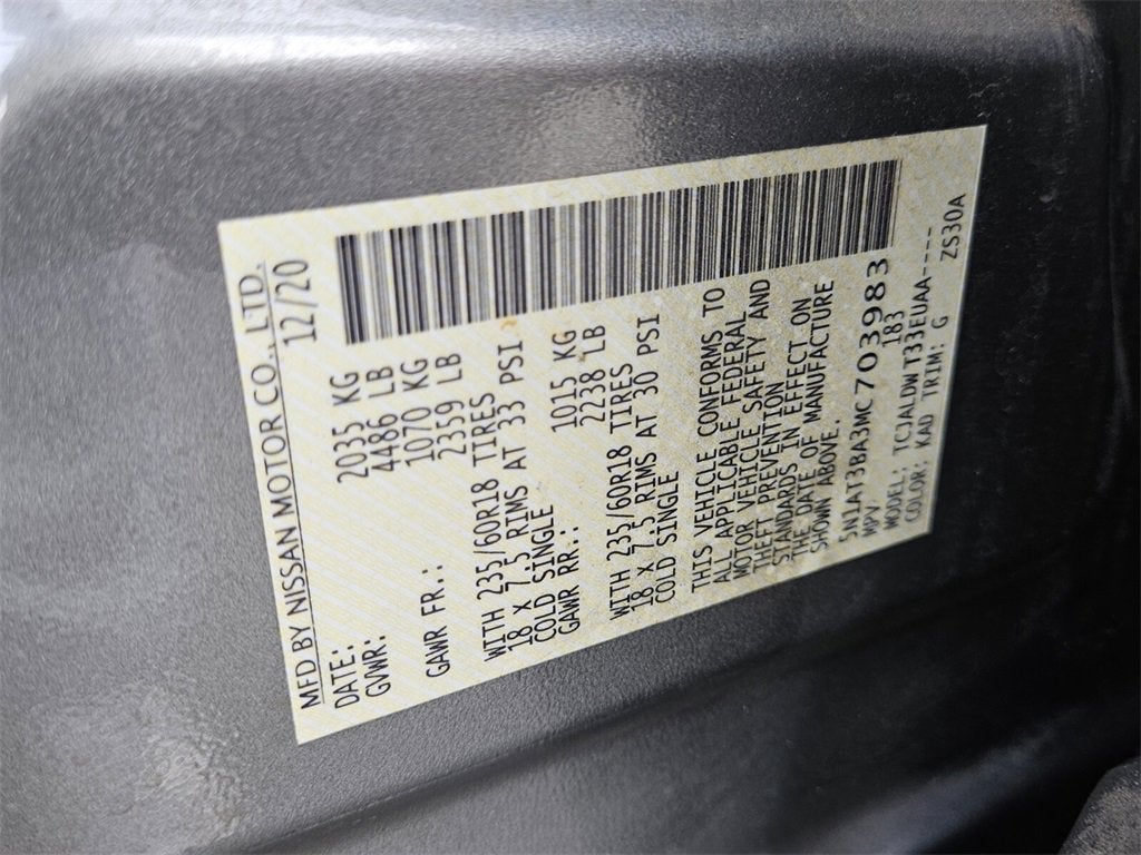 2021 Nissan Rogue SV FWD