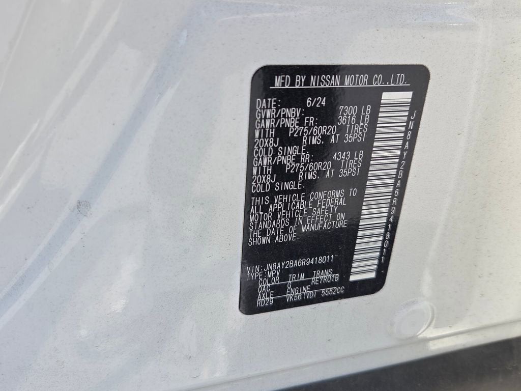 2024 Nissan Armada SL 2WD