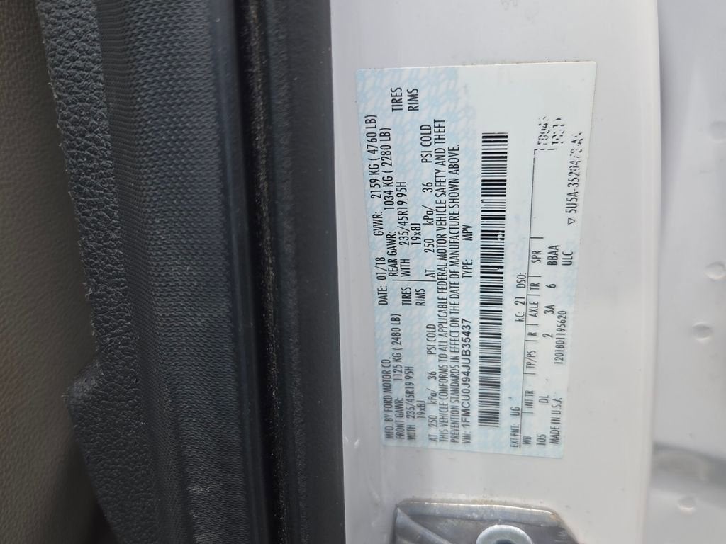 2018 Ford Escape Titanium