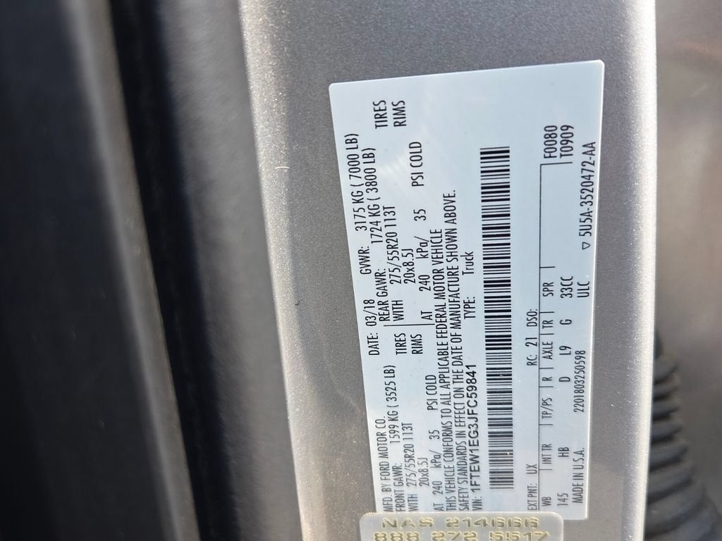 2018 Ford F-150 XL