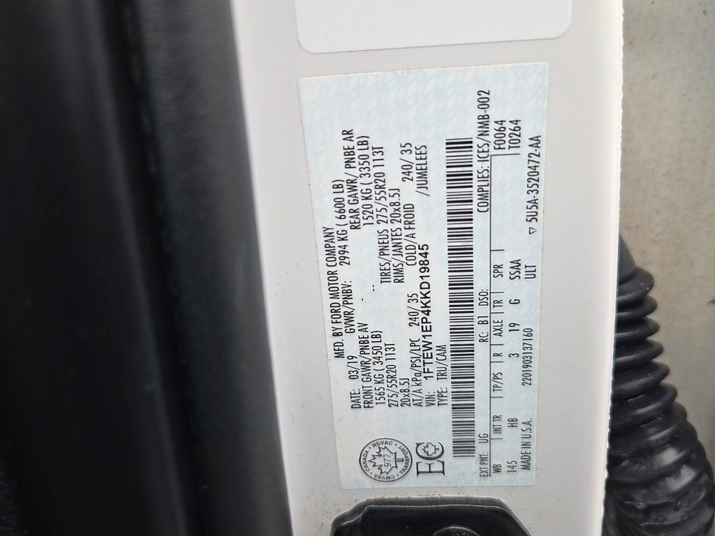 2019 Ford F-150 LARIAT