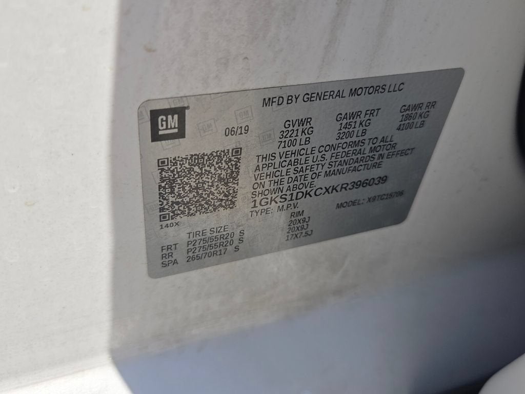 2019 GMC Yukon SLT Standard Edition