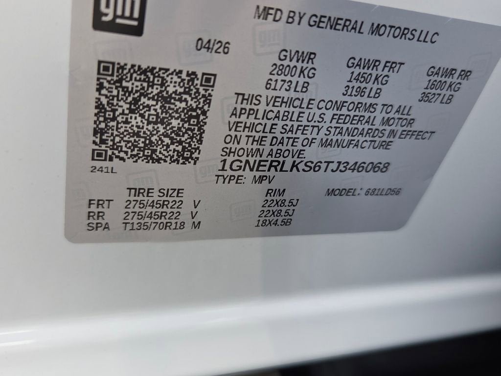 2026 Chevrolet Traverse RS