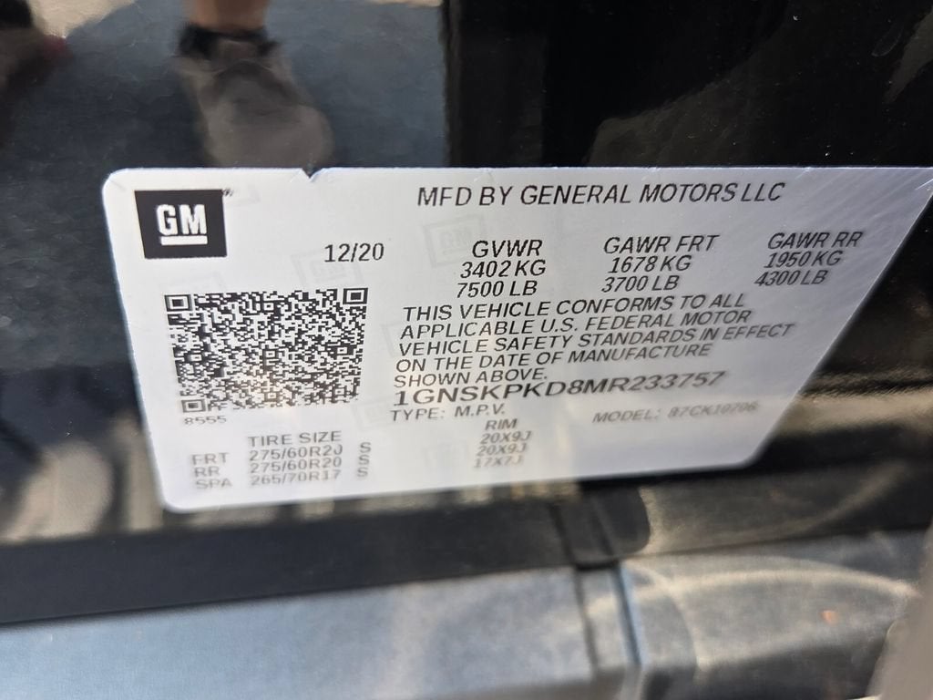 2021 Chevrolet Tahoe Z71