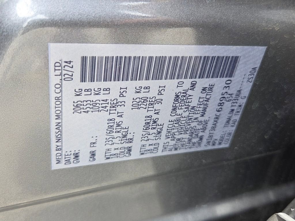 2024 Nissan Rogue SV