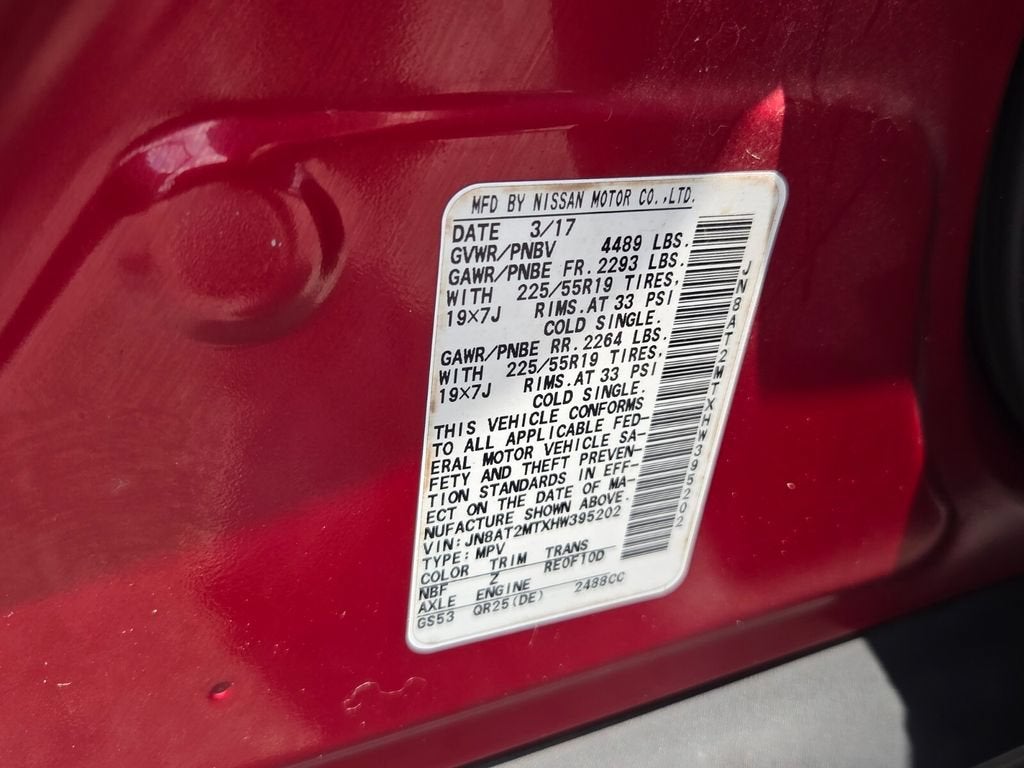 2017 Nissan Rogue SL