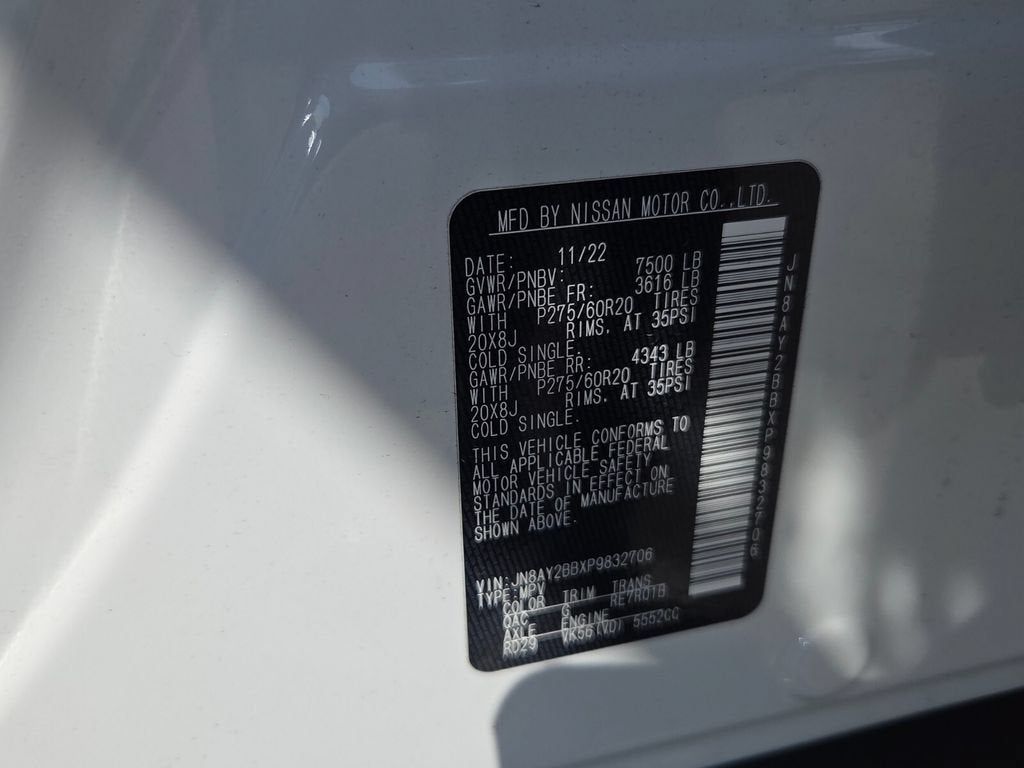 2023 Nissan Armada SL 4WD