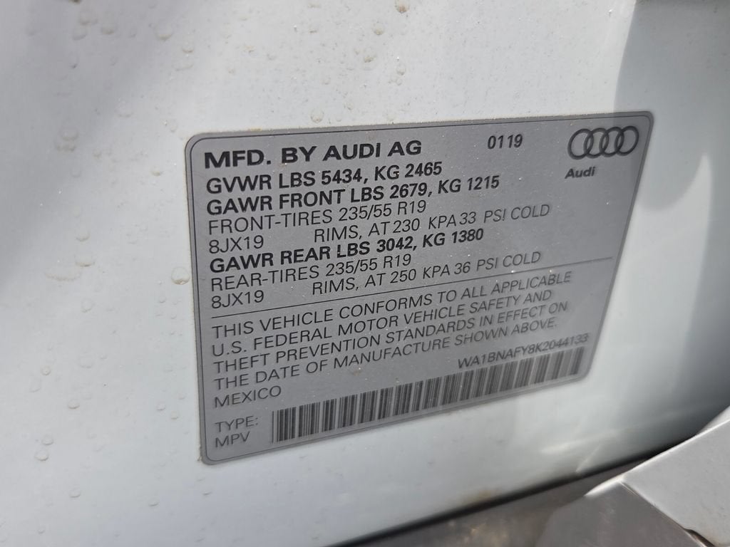 2019 Audi Q5 45 Premium